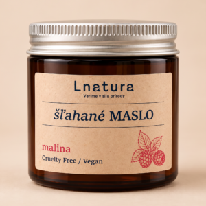 Šlahané maslo Malina Lnatura 200 ml