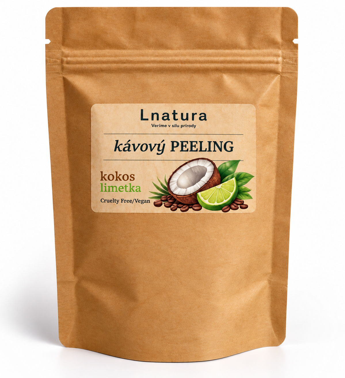 Kokosovo-limetkový kávový peeling (1)